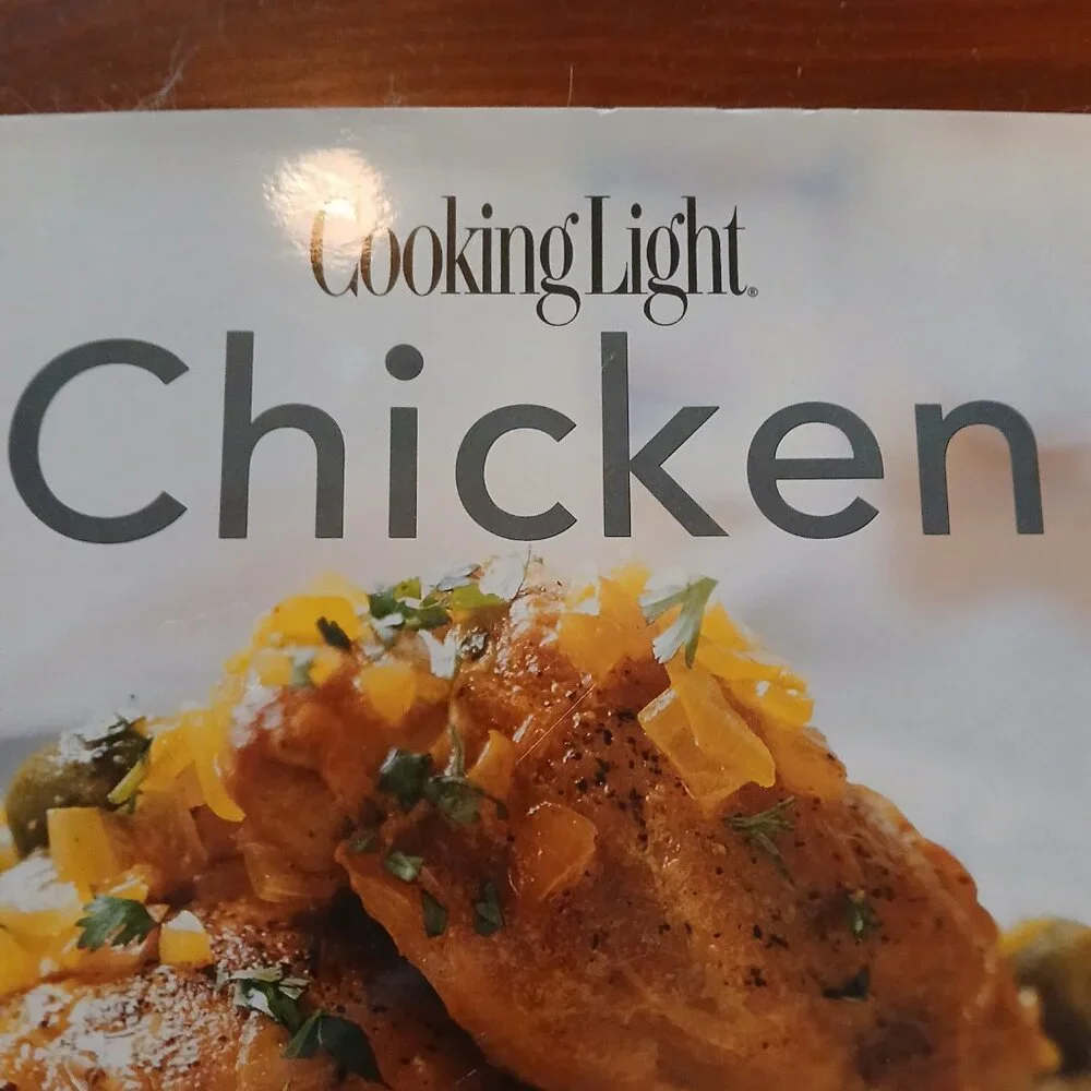 Cooking Light Chicken Cookbook Hardcover  GUC